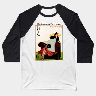 THAIS TALIZHY 1917 Vintage Italian Silent Film Ad by Poster Artist Prampolini Baseball T-Shirt